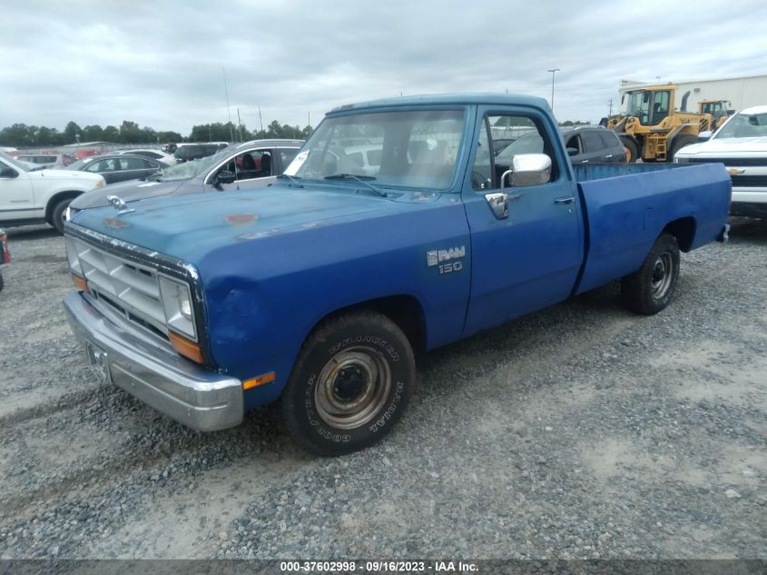 1990 Dodge D-Series D150S VIN: 1B7GE06X8LS748699 Lot: 37602998
