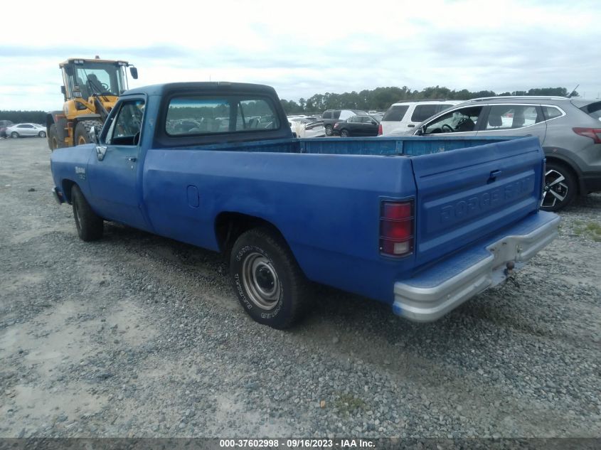 1990 Dodge D-Series D150S VIN: 1B7GE06X8LS748699 Lot: 37602998