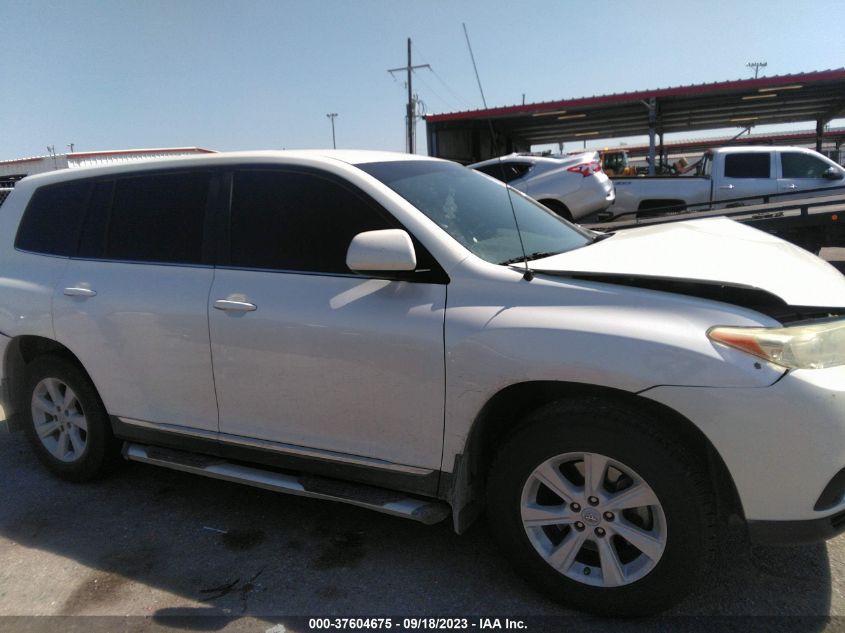 2012 Toyota Highlander Base V6 VIN: 5TDZK3EH1CS073798 Lot: 37604675