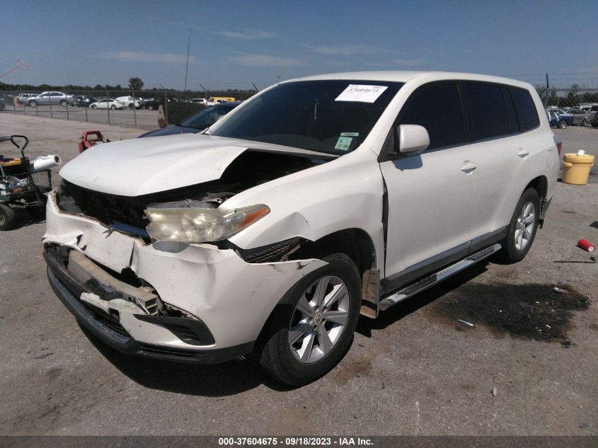 2012 Toyota Highlander Base V6 VIN: 5TDZK3EH1CS073798 Lot: 37604675