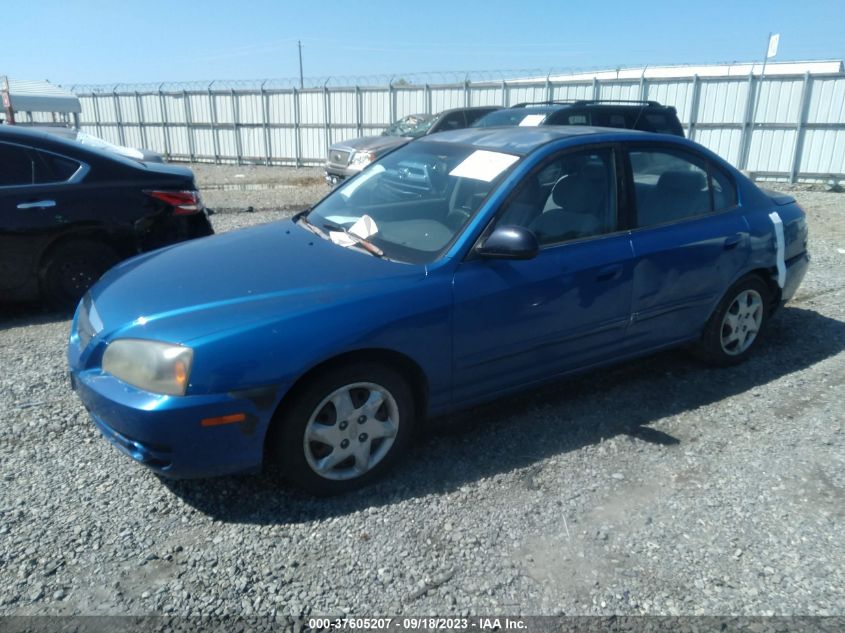 2004 Hyundai Elantra Gls/Gt VIN: KMHDN46D84U894943 Lot: 37605207