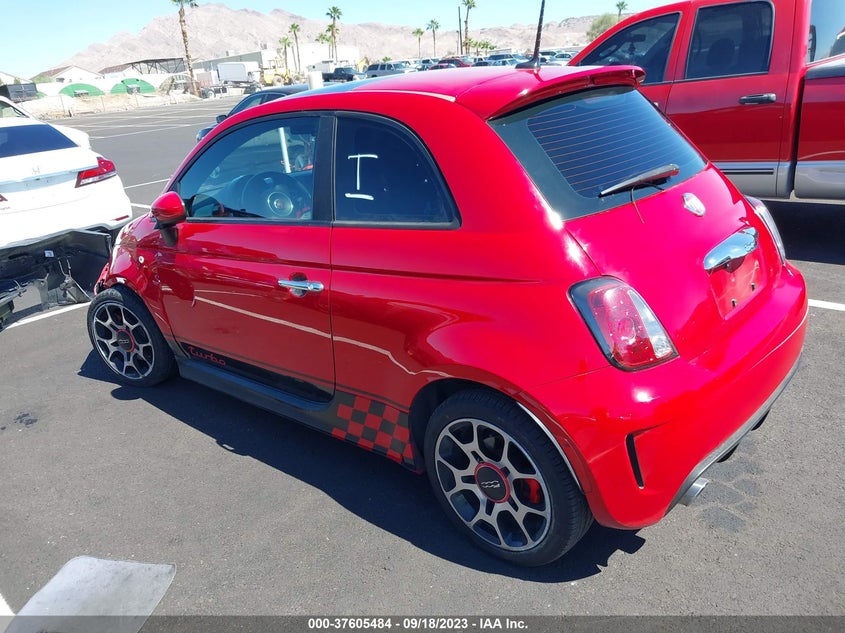 2015 Fiat 500 Turbo VIN: 3C3CFFHH5FT560587 Lot: 37605484