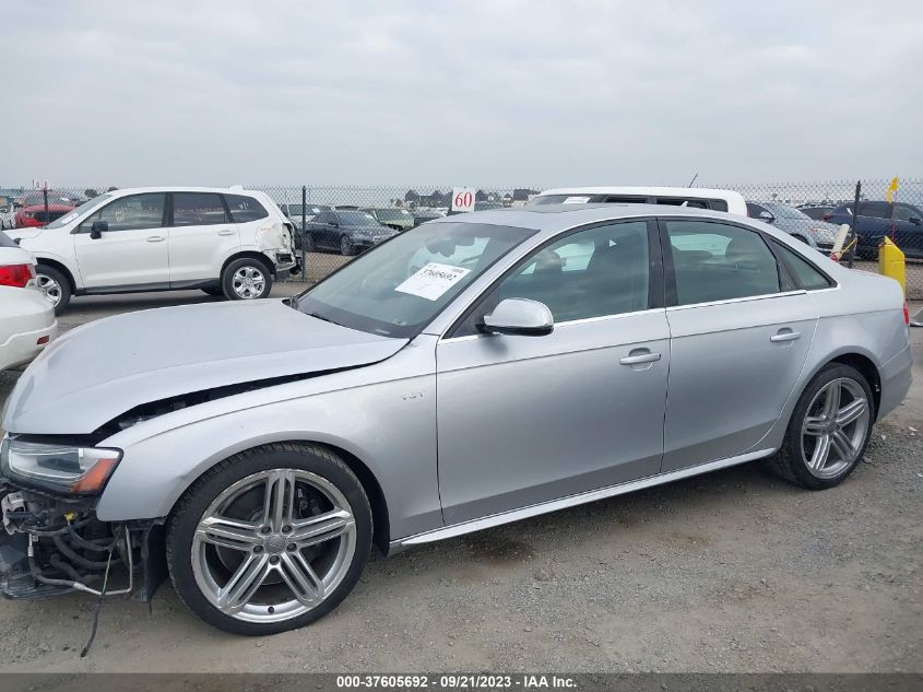 2016 Audi S4 Premium Plus VIN: WAUBGBFL7GA011709 Lot: 37605692