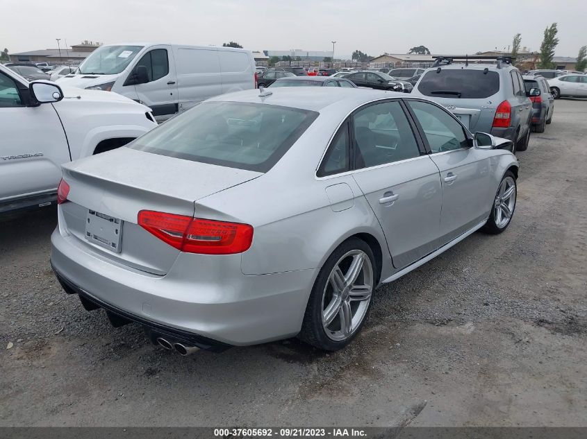 2016 Audi S4 Premium Plus VIN: WAUBGBFL7GA011709 Lot: 37605692