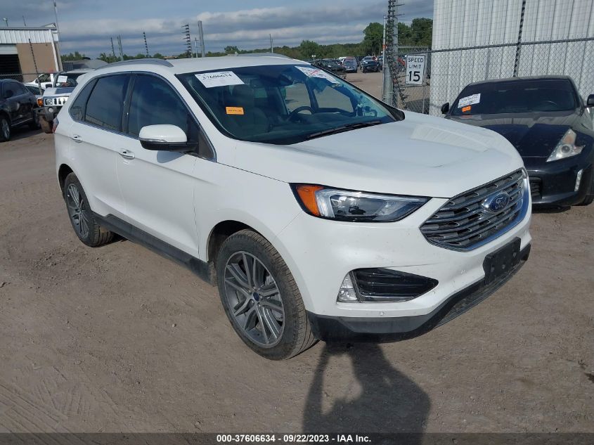 2022 Ford Edge Titanium VIN: 2FMPK4K93NBB10294 Lot: 37606634