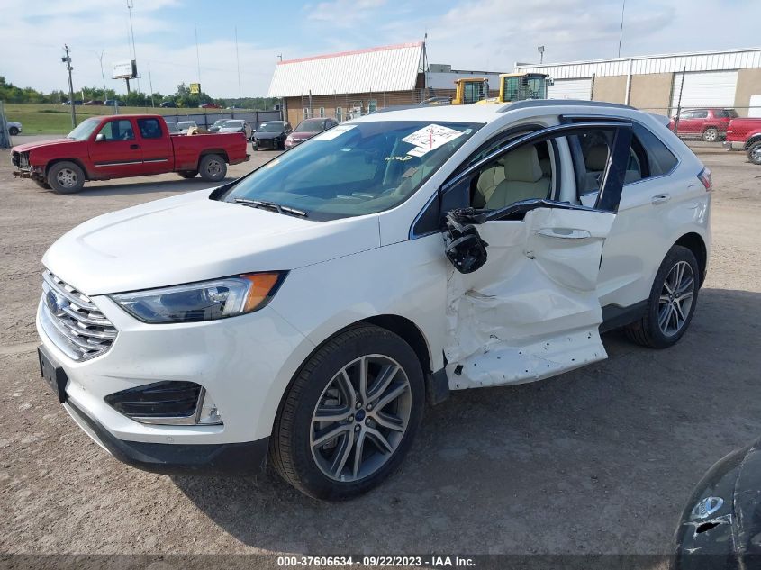 2022 Ford Edge Titanium VIN: 2FMPK4K93NBB10294 Lot: 37606634