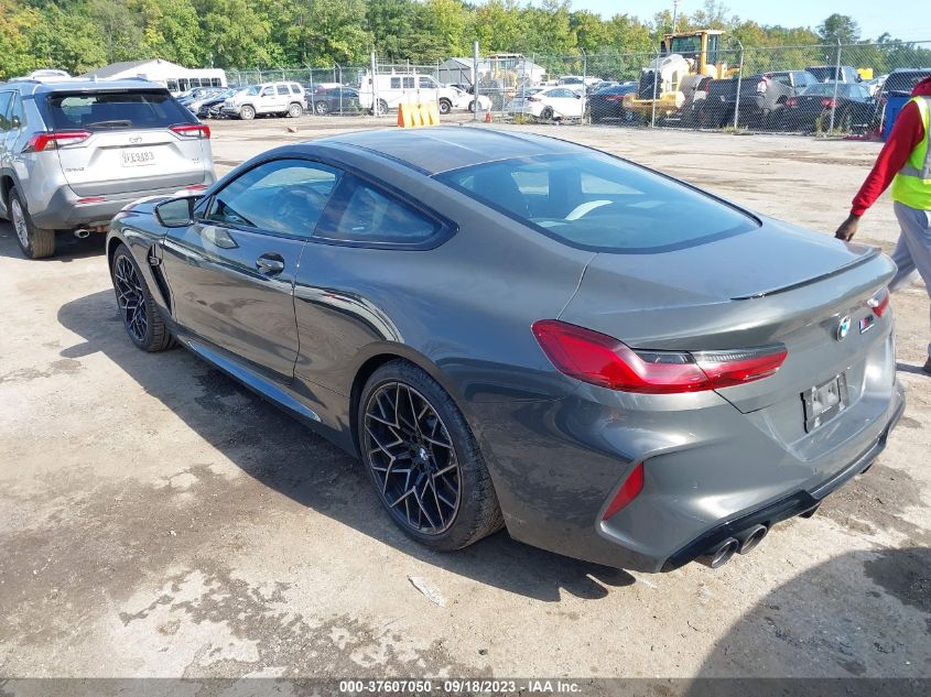 2020 BMW M8 Competition VIN: WBSAE0C02LBM08356 Lot: 37607050