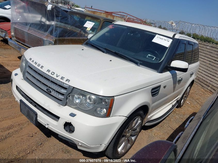 2008 Land Rover Range Rover Sport Supercharged VIN: SALSH23458A182580 Lot: 37607070