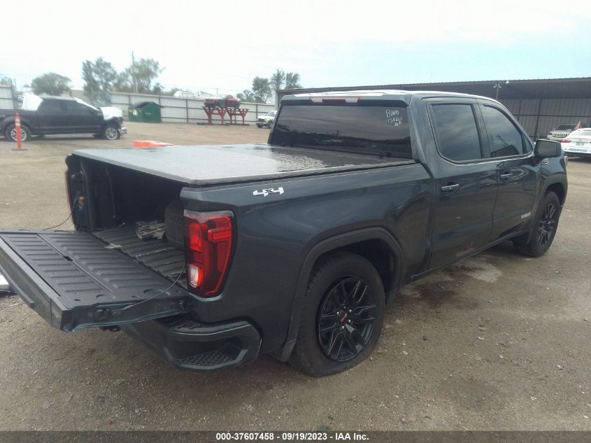 2022 GMC Sierra 1500 Limited 4Wd Short Box Elevation VIN: 1GTU9CED4NZ137479 Lot: 37607458