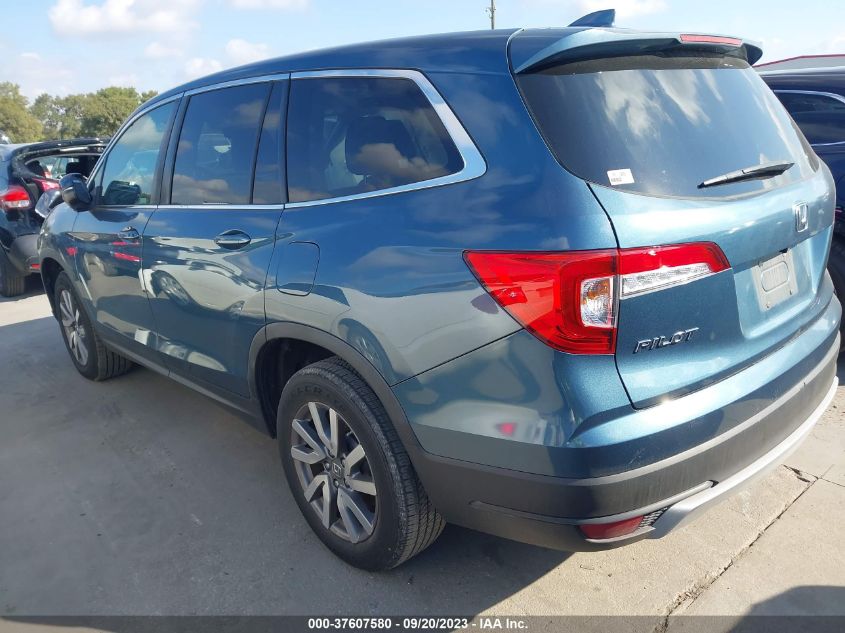 2019 Honda Pilot Ex-L VIN: 5FNYF5H5XKB017505 Lot: 37607580