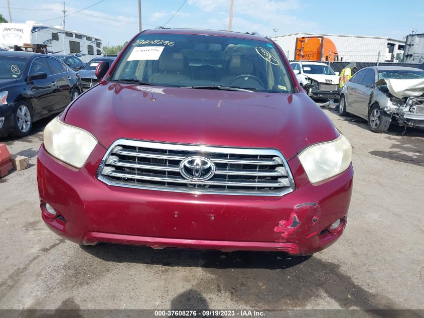 2008 Toyota Highlander Limited VIN: JTEES42A682062124 Lot: 37608276