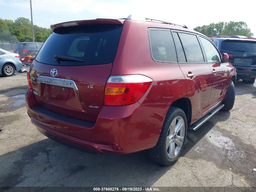 2008 Toyota Highlander Limited VIN: JTEES42A682062124 Lot: 37608276