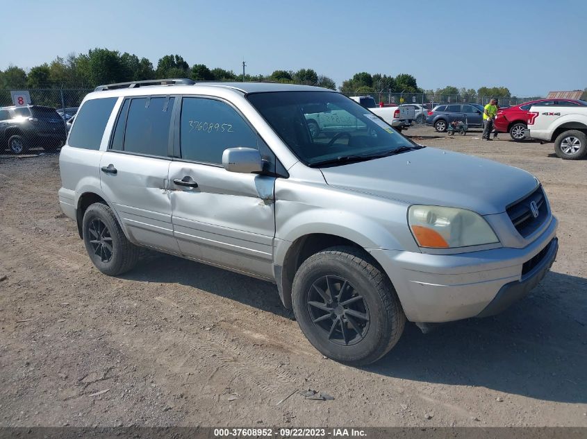 2004 Honda Pilot Ex-L VIN: 2HKYF18544H606482 Lot: 37608952