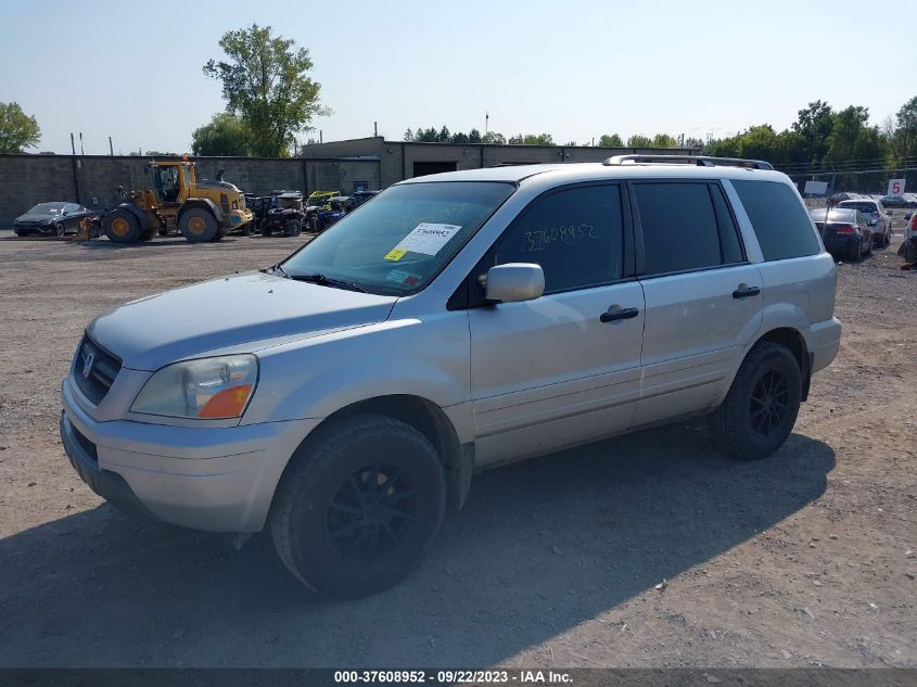 2004 Honda Pilot Ex-L VIN: 2HKYF18544H606482 Lot: 37608952