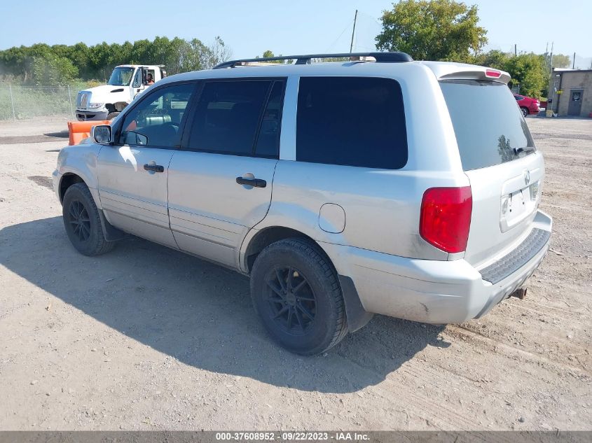 2004 Honda Pilot Ex-L VIN: 2HKYF18544H606482 Lot: 37608952