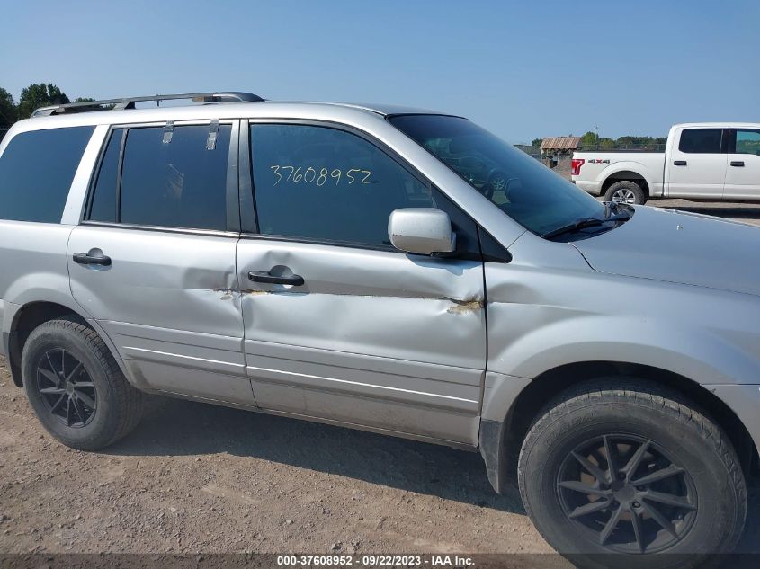 2004 Honda Pilot Ex-L VIN: 2HKYF18544H606482 Lot: 37608952