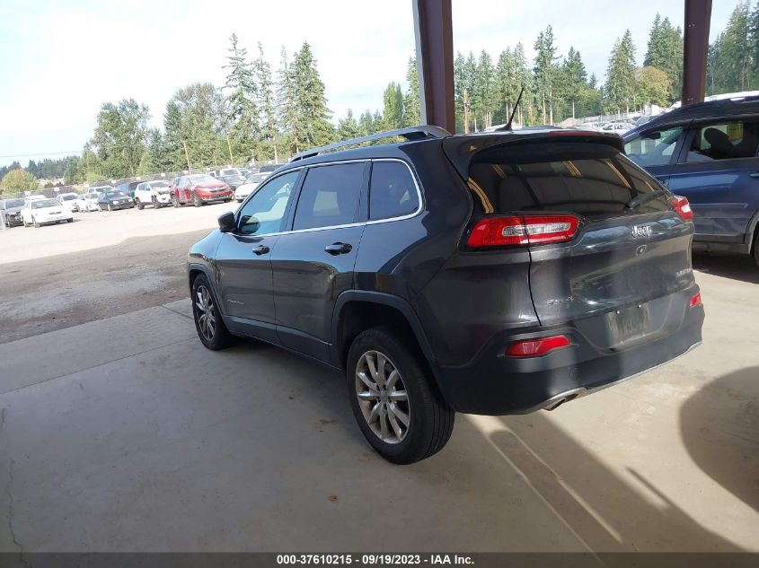 2015 Jeep Cherokee Limited VIN: 1C4PJMDB2FW743070 Lot: 37610215