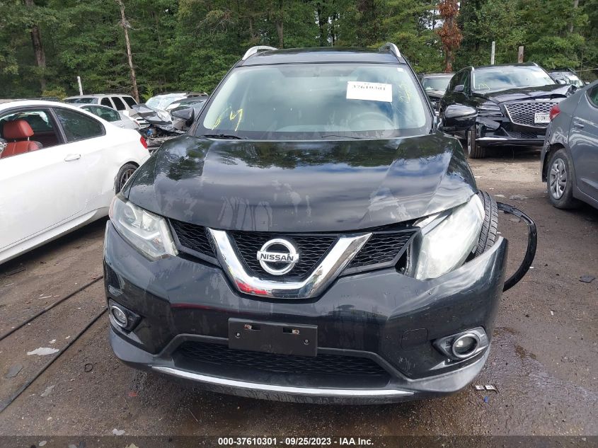 2016 Nissan Rogue Sl VIN: 5N1AT2MV7GC754255 Lot: 37610301