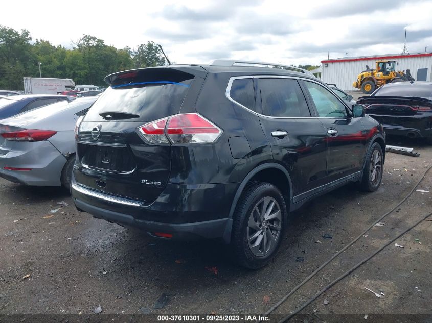 2016 Nissan Rogue Sl VIN: 5N1AT2MV7GC754255 Lot: 37610301