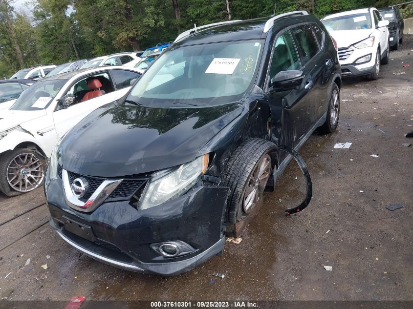 2016 Nissan Rogue Sl VIN: 5N1AT2MV7GC754255 Lot: 37610301