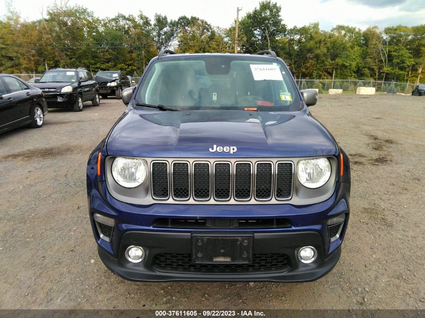 2019 Jeep Renegade Limited 4X4 VIN: ZACNJBD11KPK09520 Lot: 37611605