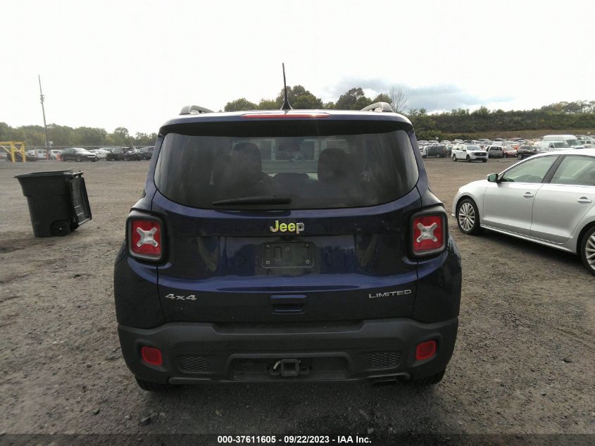 2019 Jeep Renegade Limited 4X4 VIN: ZACNJBD11KPK09520 Lot: 37611605