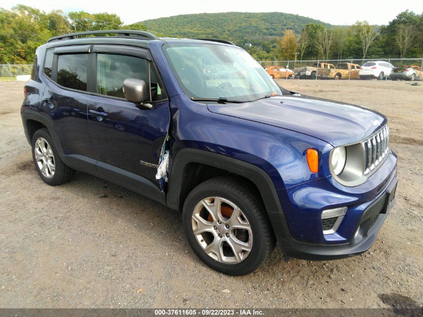 2019 Jeep Renegade Limited 4X4 VIN: ZACNJBD11KPK09520 Lot: 37611605