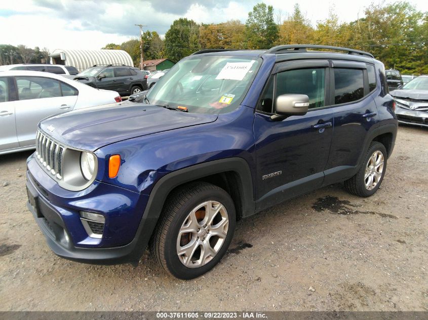 2019 Jeep Renegade Limited 4X4 VIN: ZACNJBD11KPK09520 Lot: 37611605