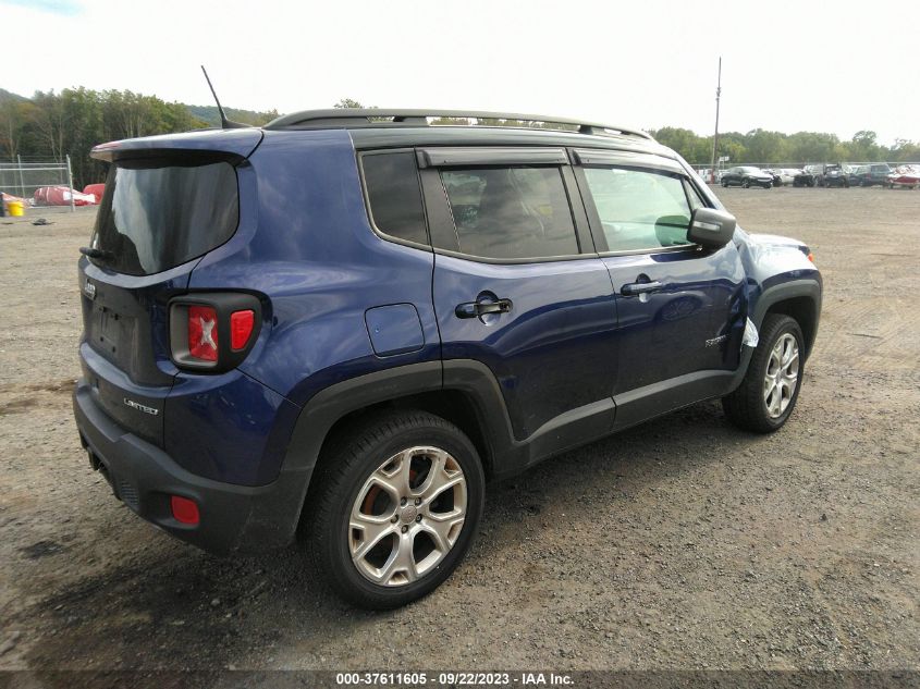 2019 Jeep Renegade Limited 4X4 VIN: ZACNJBD11KPK09520 Lot: 37611605