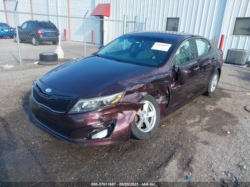 2014 Kia Optima Lx VIN: 5XXGM4A76EG299280 Lot: 40355053