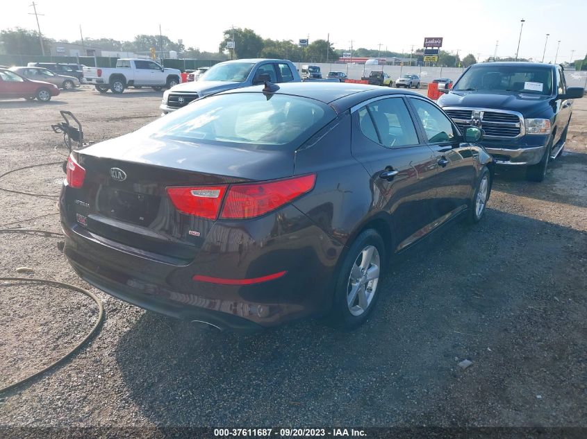 2014 Kia Optima Lx VIN: 5XXGM4A76EG299280 Lot: 40355053