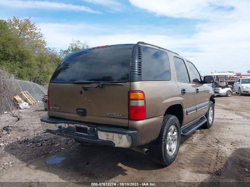 2003 Chevrolet Tahoe Ls VIN: 1GNEC13V13R162852 Lot: 37612274