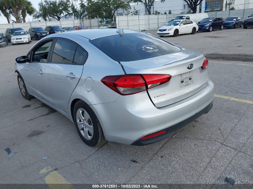 2017 Kia Forte Lx VIN: 3KPFK4A70HE152788 Lot: 37612551