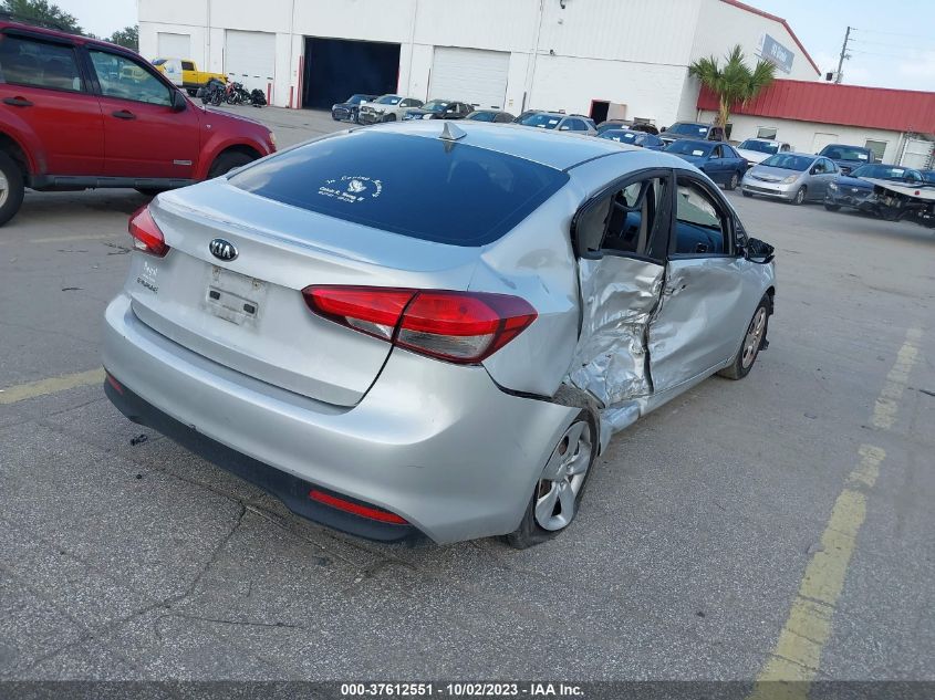 2017 Kia Forte Lx VIN: 3KPFK4A70HE152788 Lot: 37612551