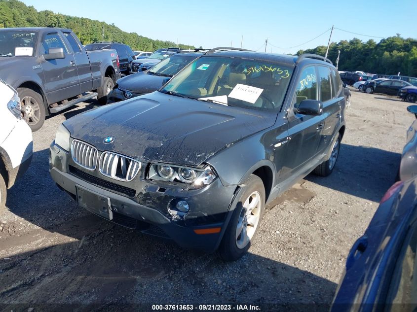 2007 BMW X3 3.0Si VIN: WBXPC93417WF01002 Lot: 37613653