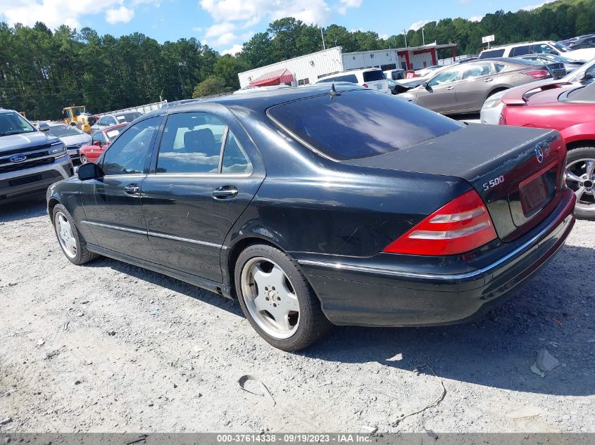 WDBNG75J21A209682 2001 Mercedes-Benz S-Class