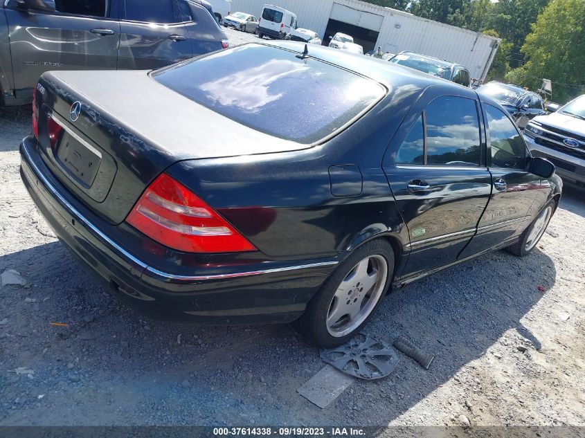 WDBNG75J21A209682 2001 Mercedes-Benz S-Class