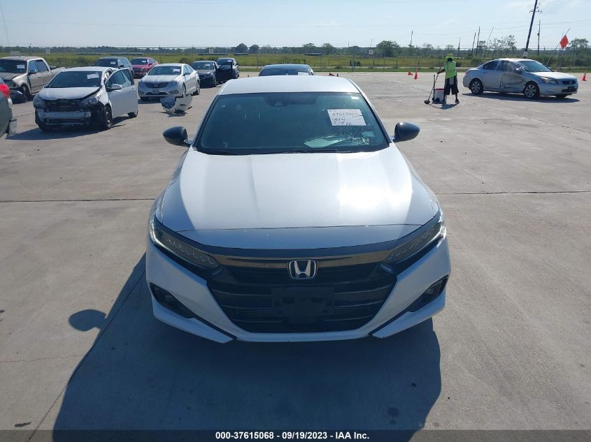 2021 Honda Accord Sedan Sport VIN: 1HGCV1F34MA096321 Lot: 37615068