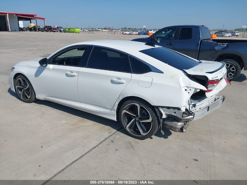 2021 Honda Accord Sedan Sport VIN: 1HGCV1F34MA096321 Lot: 37615068