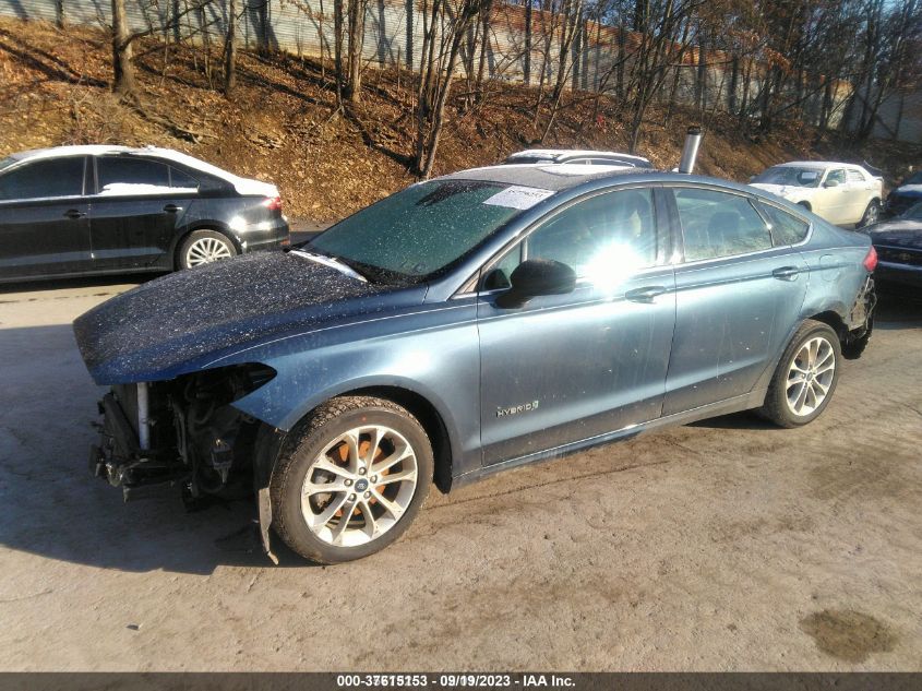 2019 Ford Fusion Hybrid Se VIN: 3FA6P0LU0KR129563 Lot: 37615153