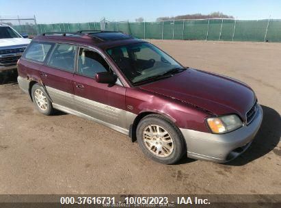 2001 Subaru Legacy Outback H6 L.l. Bean Edition VIN: 4S3BH806X17639418 Lot: 37616731