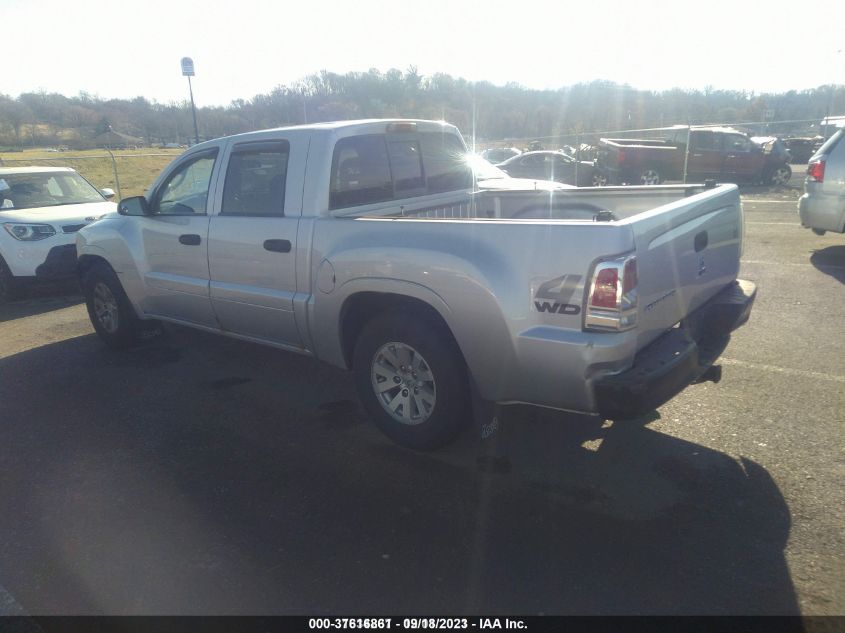 2006 Mitsubishi Raider Ls VIN: 1Z7HT28K06S582372 Lot: 37616861