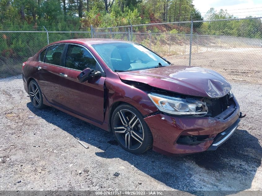 1HGCR2F54HA175070 2017 Honda Accord Sport