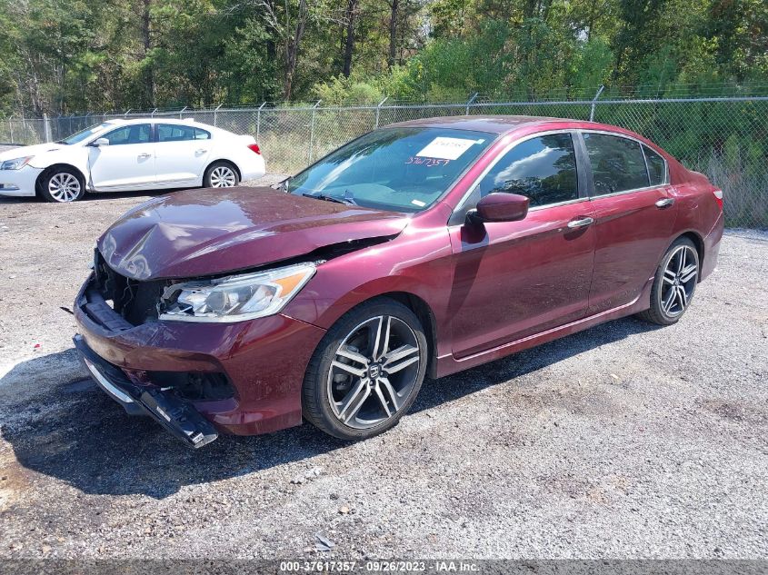 1HGCR2F54HA175070 2017 Honda Accord Sport