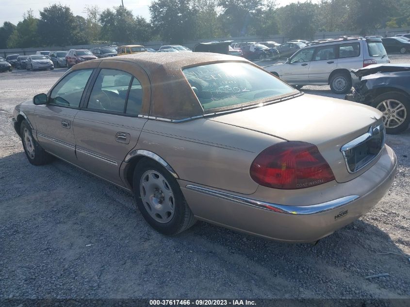 1998 Lincoln Continental VIN: 1LNFM97V0WY658251 Lot: 37617466
