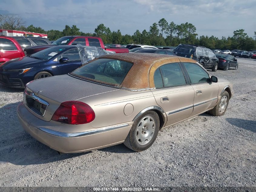 1998 Lincoln Continental VIN: 1LNFM97V0WY658251 Lot: 37617466