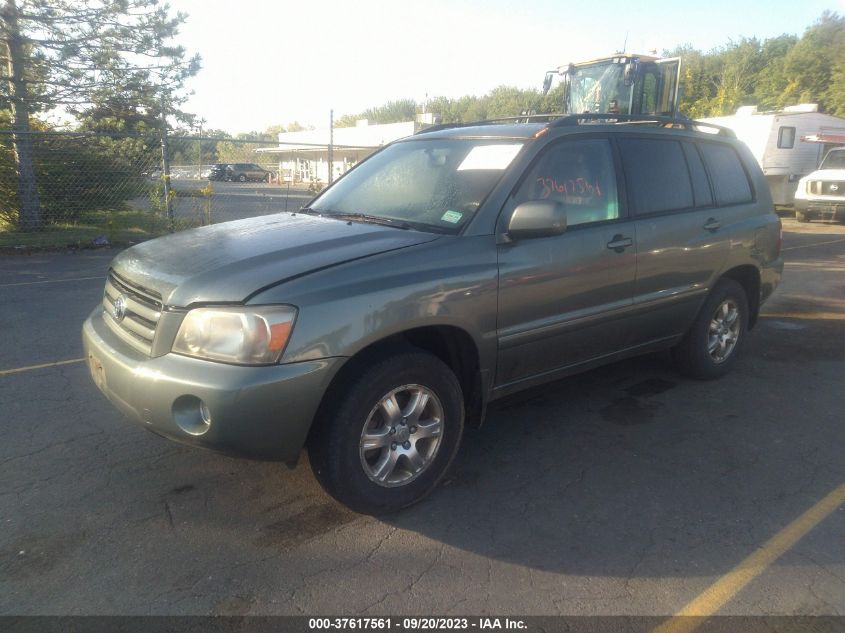 2005 Toyota Highlander VIN: JTEEP21AX50098462 Lot: 37617561