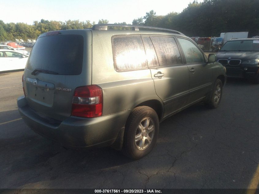 2005 Toyota Highlander VIN: JTEEP21AX50098462 Lot: 37617561