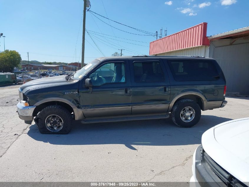 2000 Ford Excursion Limited VIN: 1FMNU43S1YEA38524 Lot: 37617948