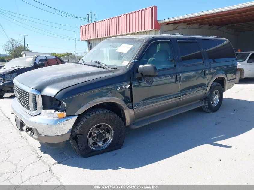 2000 Ford Excursion Limited VIN: 1FMNU43S1YEA38524 Lot: 37617948